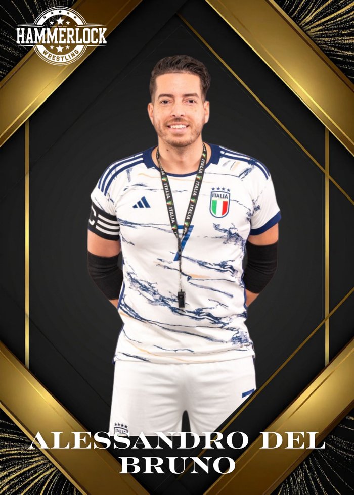 Alessandro Del Bruno Hammerlock Wrestling trading card