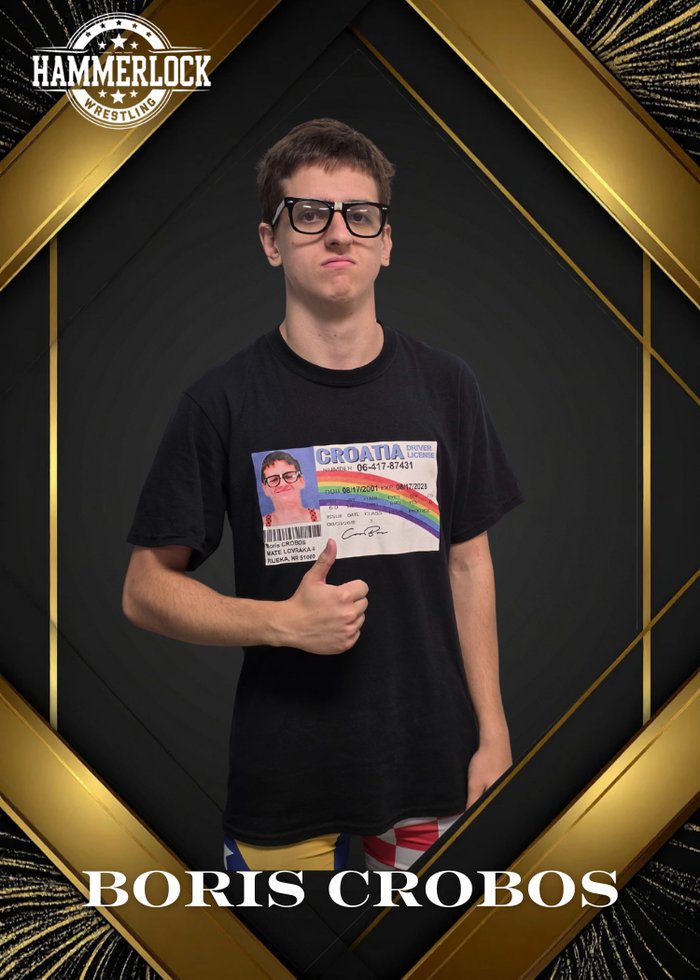 Boris Crobos Hammerlock Wrestling trading card