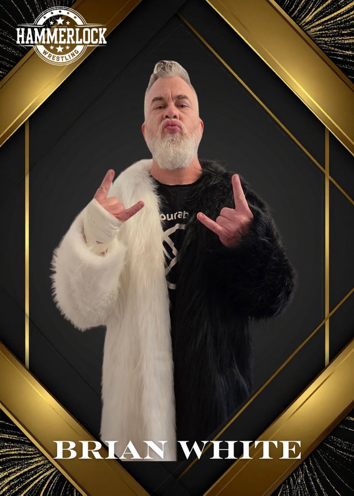 Brian White Hammerlock Wrestling trading card