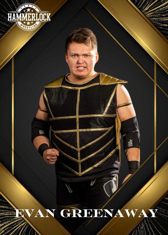 Evan Greenaway Hammerlock Wrestling trading card