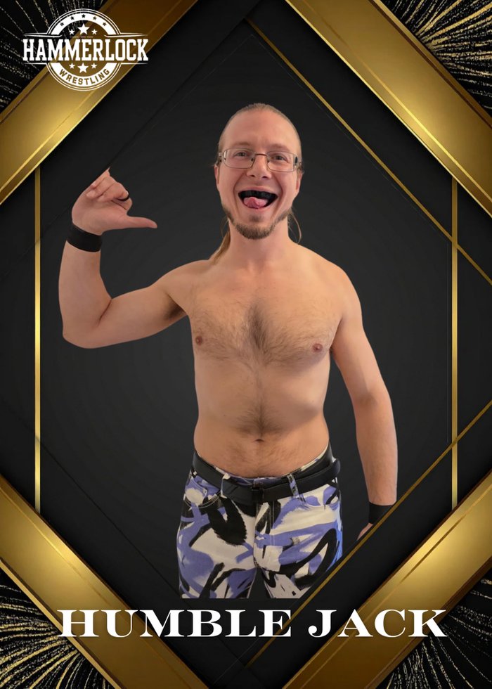 Humble Jack Hammerlock Wrestling trading card