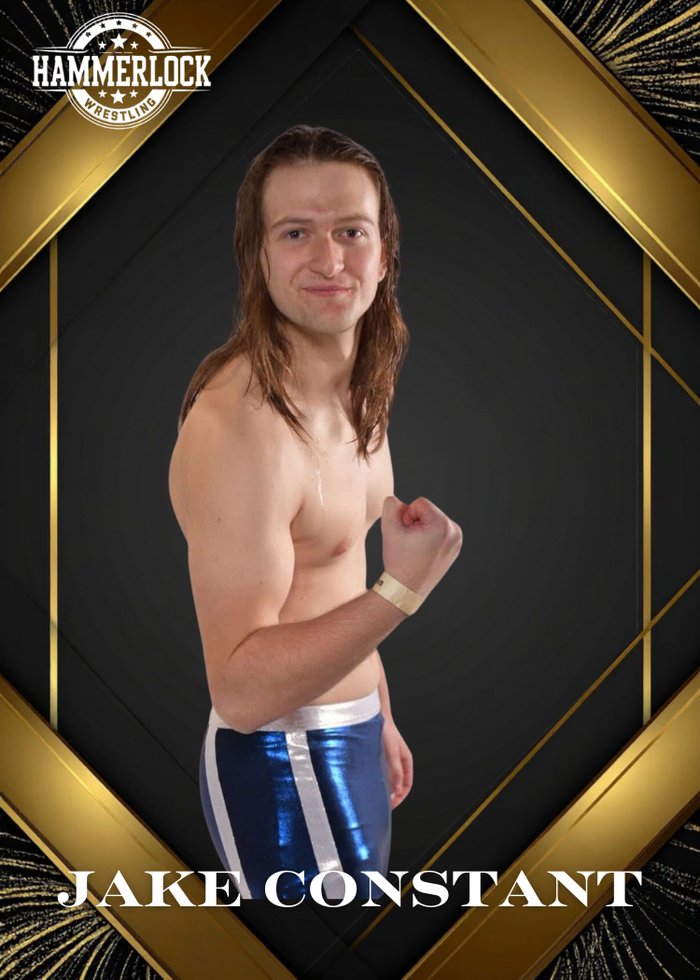 Jake Constant Hammerlock Wrestling trading card