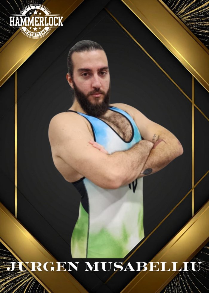 Jurgen Musabelliu Hammerlock Wrestling trading card