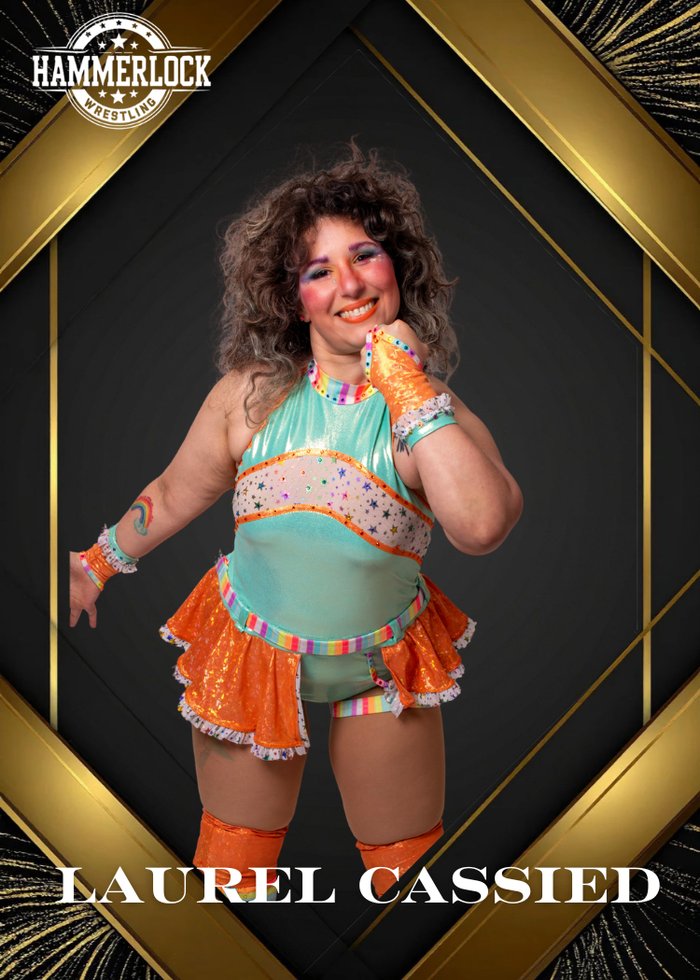 Laurel Cassied Hammerlock Wrestling trading card