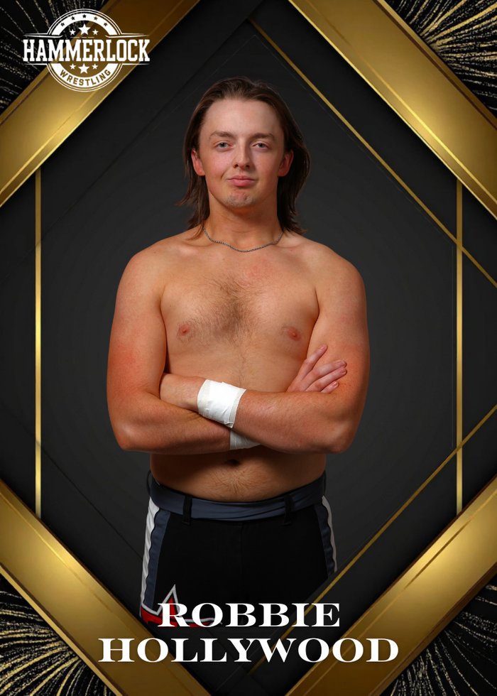 Robbie Hollywood Hammerlock Wrestling trading card