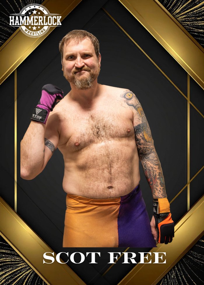 Scot Free Hammerlock Wrestling trading card