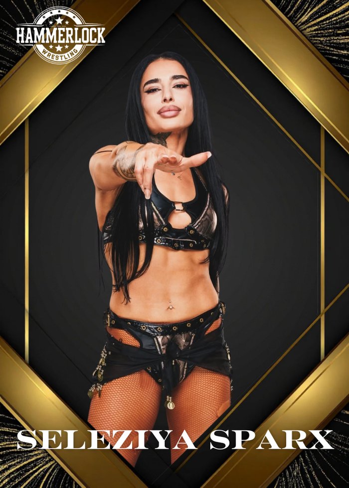 Seleziya Sparx Hammerlock Wrestling trading card