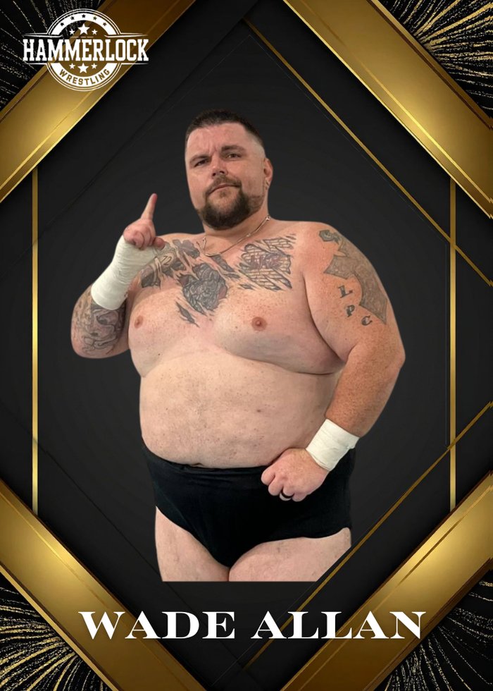 Wade Allan Hammerlock Wrestling trading card
