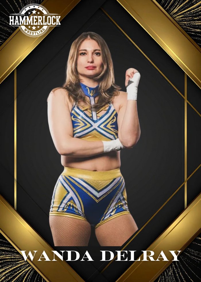 Wanda Delray Hammerlock Wrestling trading card